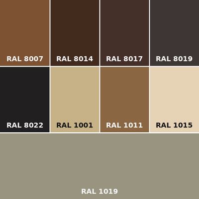 Brown RAL Sealants