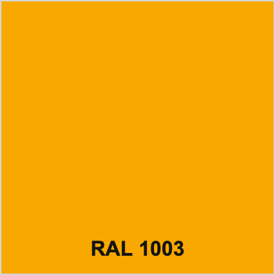 RAL 1003 Signal Yellow colour swatch for colour-matched silicone sealant