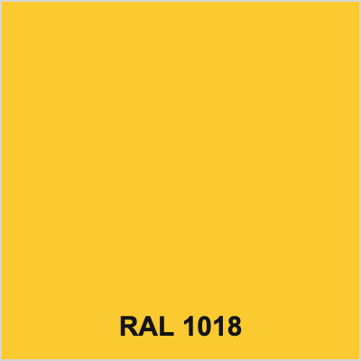 RAL 1018 Zinc Yellow colour swatch for colour-matched silicone sealant