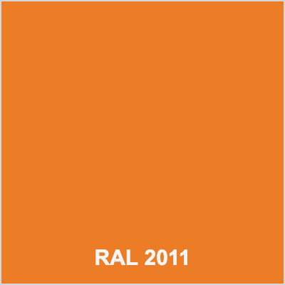 RAL 2011 Deep Orange colour swatch for colour-matched silicone sealant
