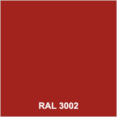 RAL 3002 Carmine Red colour swatch for colour-matched silicone sealant