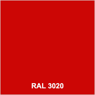 RAL 3020 Traffic Red colour swatch for colour-matched silicone sealant