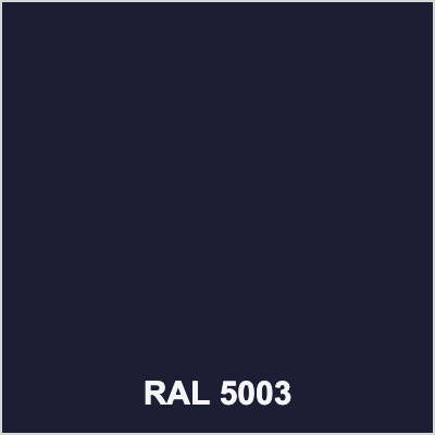 RAL 5003 Sapphire Blue colour swatch for colour-matched silicone sealant