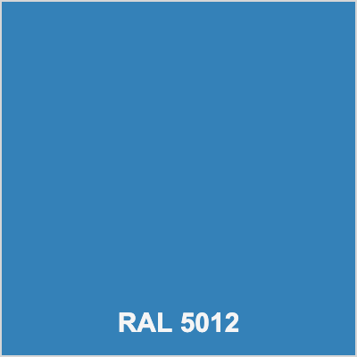 RAL 5012 Light Blue colour swatch for colour-matched silicone sealant