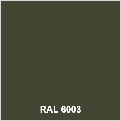 RAL 6003 Olive Green colour swatch for colour-matched silicone sealant