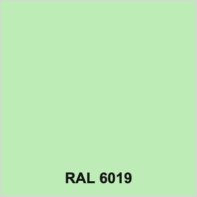 RAL 6019 Pastel Green colour swatch for colour-matched silicone sealant