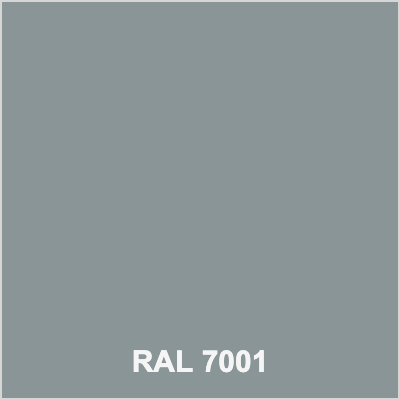 RAL 7001 Silver Grey colour swatch for colour-matched silicone sealant
