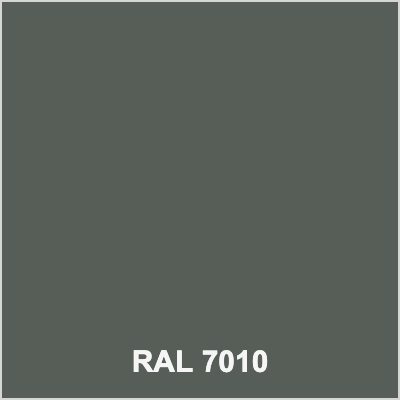 RAL 7010 Tarpaulin Grey colour swatch for colour-matched silicone sealant