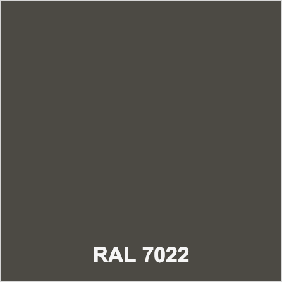 RAL 7022 Umber Grey colour swatch for colour-matched silicone sealant