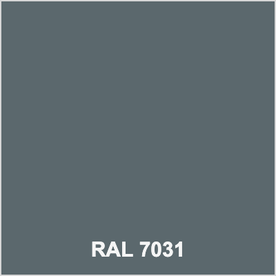 RAL 7031 Blue Grey colour swatch for colour-matched silicone sealant
