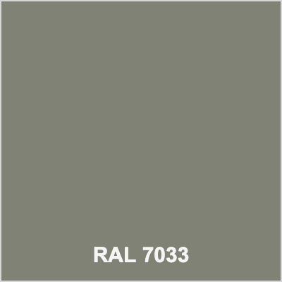 RAL 7033 Cement Grey colour swatch for colour-matched silicone sealant