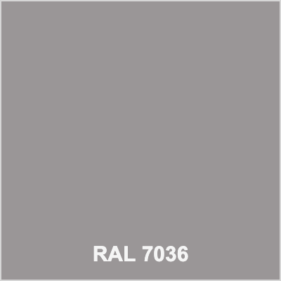 RAL 7036 Platinum Grey colour swatch for colour-matched silicone sealant