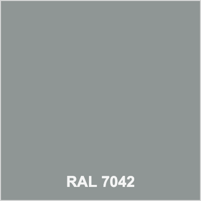 RAL 7042 Traffic Grey A colour swatch for colour-matched silicone sealant