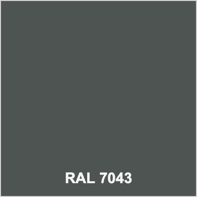 RAL 7043 Traffic Grey B colour swatch for colour-matched silicone sealant