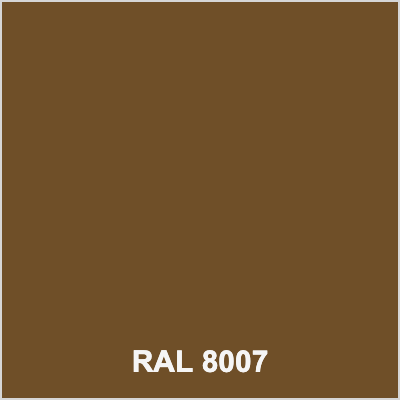 RAL 8007 Fawn Brown colour swatch for colour-matched silicone sealant