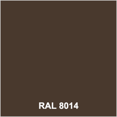 RAL 8014 Sepia Brown colour swatch for colour-matched silicone sealant