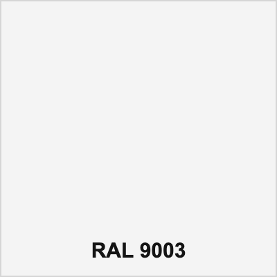 RAL 9003 Signal White colour swatch for colour-matched silicone sealant